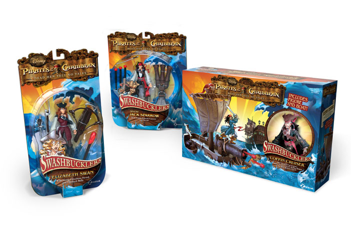 Pirates of the Caribbean Toy Packaging